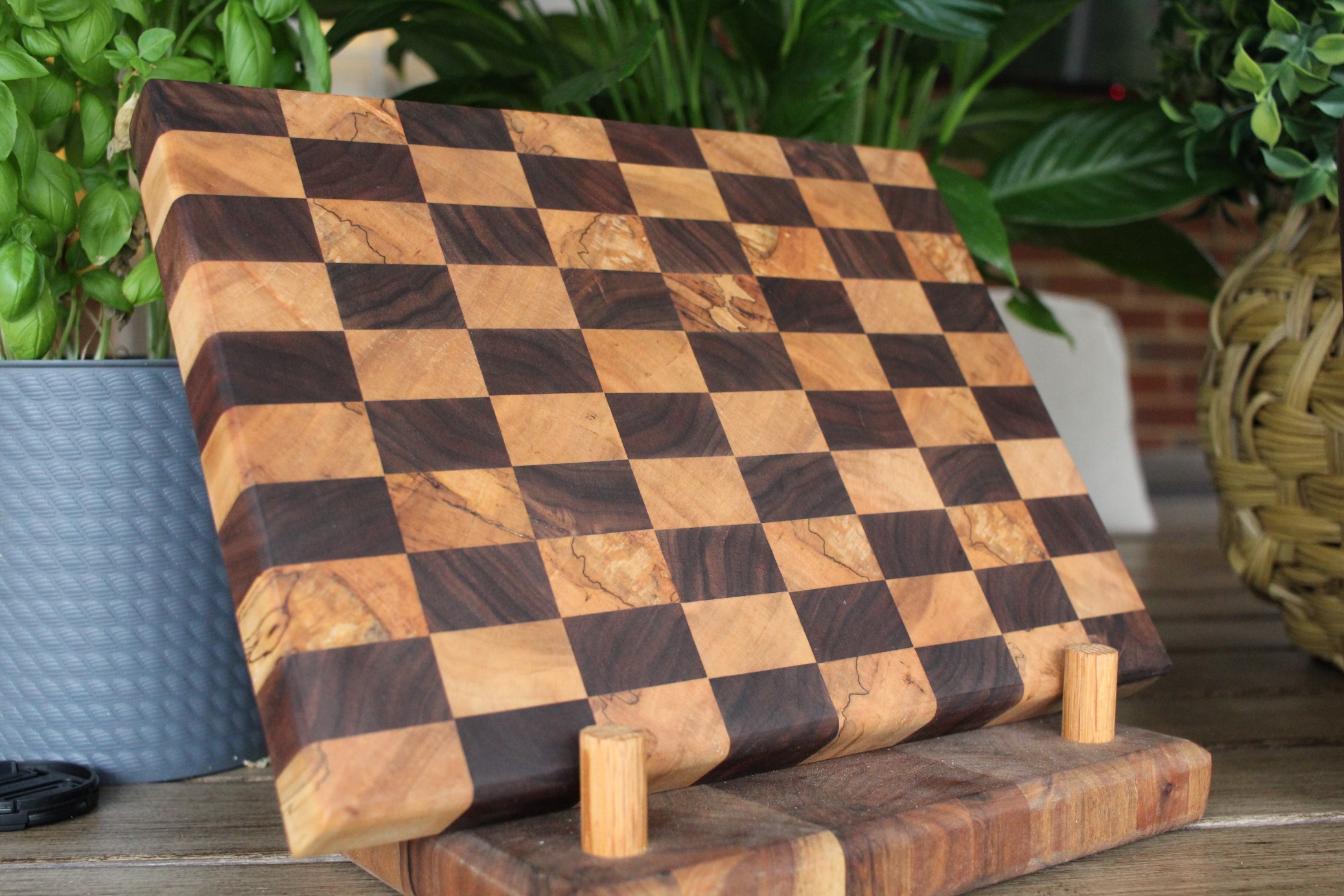 Checkered Cutting Board - Small